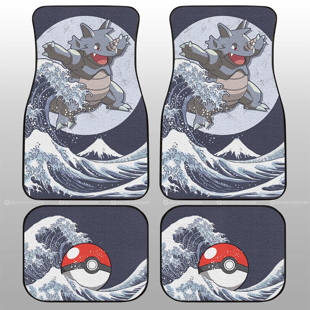 Rhydon Car Floor Mats Custom Pokemon Car Accessories - Gearcarcover - 1
