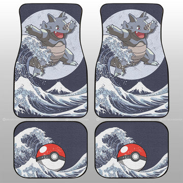 Rhydon Car Floor Mats Custom Pokemon Car Accessories - Gearcarcover - 1
