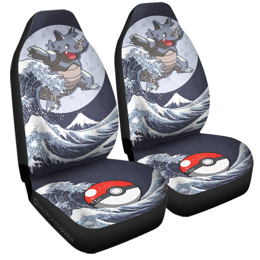 Rhydon Car Seat Covers Custom Pokemon Car Accessories - Gearcarcover - 3
