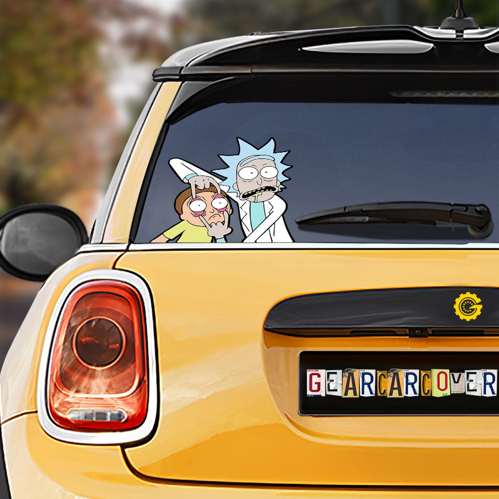 Rick And Morty Car Sticker Custom Car Accessories - Gearcarcover - 1