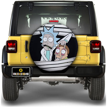 Rick And Morty Spare Tire Covers Horror Characters Car Accessories - Gearcarcover - 1