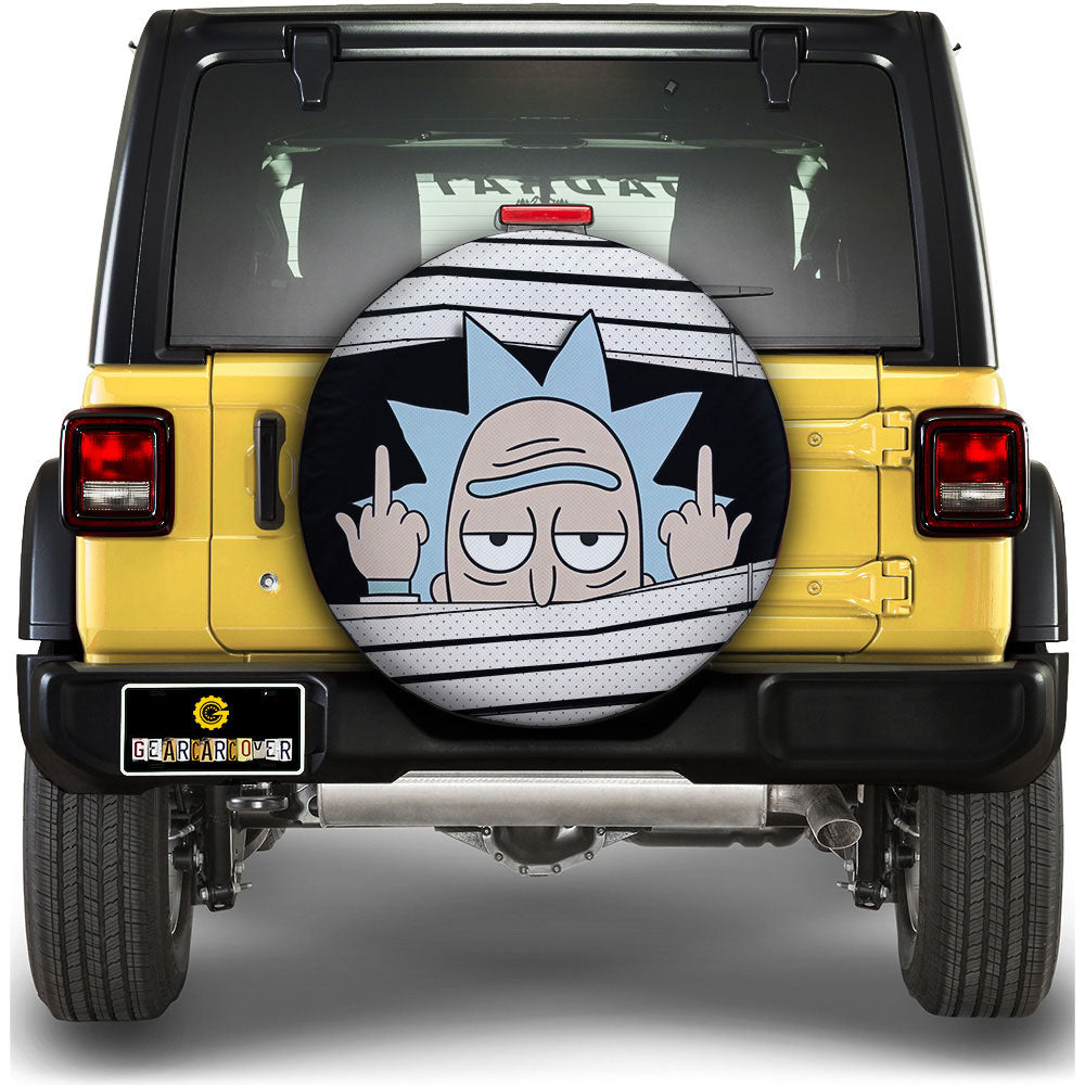 Rick And Morty Spare Tire Covers Horror Characters Car Accessories - Gearcarcover - 1