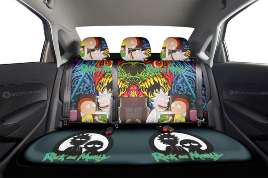 Rick and Morty Car Back Seat Covers Custom Car Interior Accessories - Gearcarcover - 2