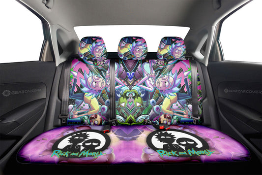 Rick and Morty Car Back Seat Covers Custom Car Interior Accessories - Gearcarcover - 2