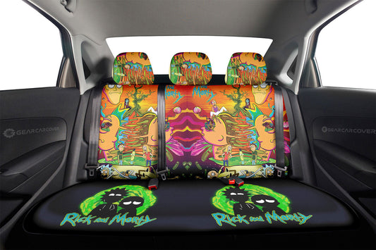 Rick and Morty Car Back Seat Covers Custom Car Interior Accessories - Gearcarcover - 2