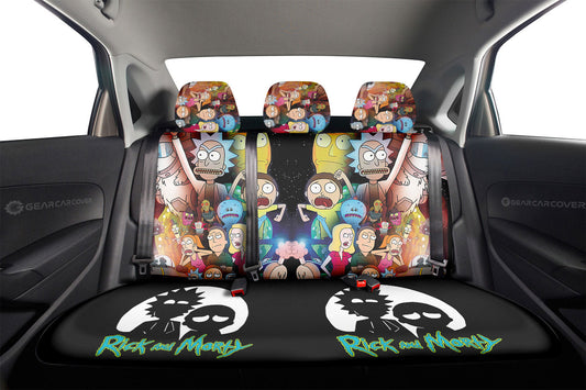 Rick and Morty Car Back Seat Covers Custom Car Interior Accessories - Gearcarcover - 2