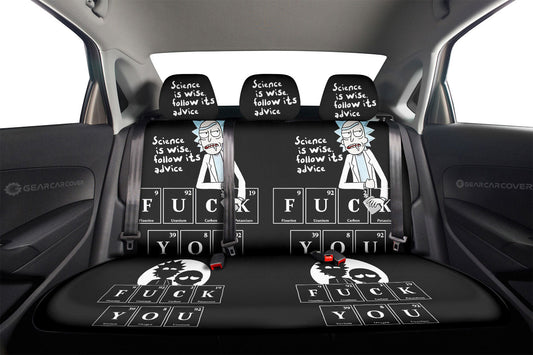 Rick and Morty Car Back Seat Covers Custom Car Interior Accessories - Gearcarcover - 2