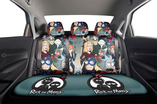 Rick and Morty Car Back Seat Covers Custom Car Interior Accessories - Gearcarcover - 2