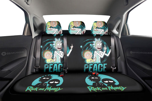 Rick and Morty Car Back Seat Covers Custom Car Interior Accessories - Gearcarcover - 2