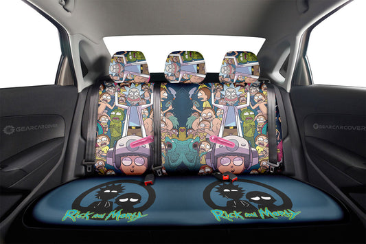Rick and Morty Car Back Seat Covers Custom Car Interior Accessories - Gearcarcover - 2