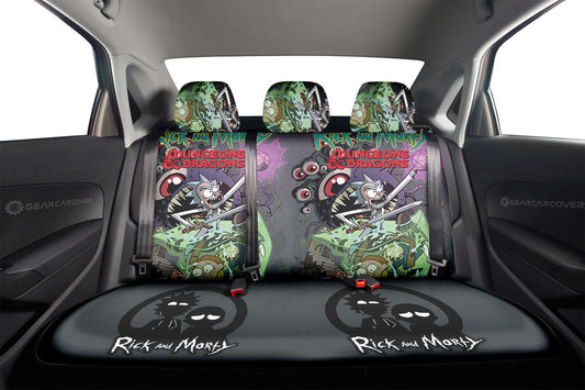 Rick and Morty Car Back Seat Covers Custom Car Interior Accessories - Gearcarcover - 2