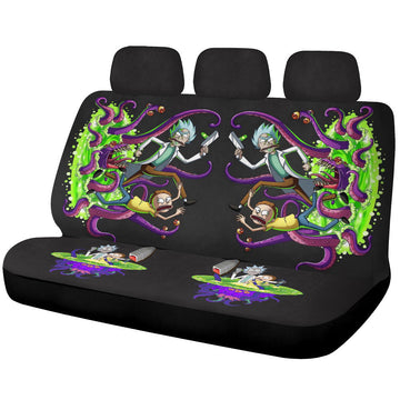 Rick and Morty Car Back Seat Covers Custom Car Interior Accessories - Gearcarcover - 1