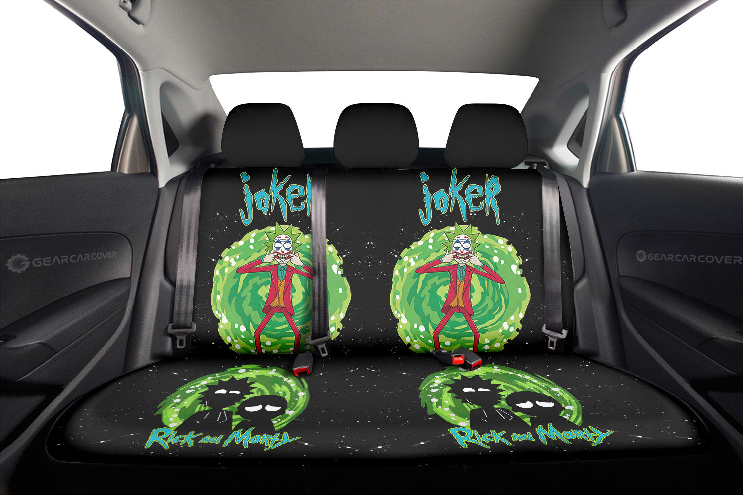 Rick and Morty Car Back Seat Covers Custom Car Interior Accessories - Gearcarcover - 2