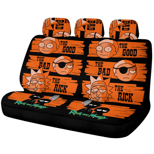 Rick and Morty Car Back Seat Covers Custom Car Interior Accessories - Gearcarcover - 1