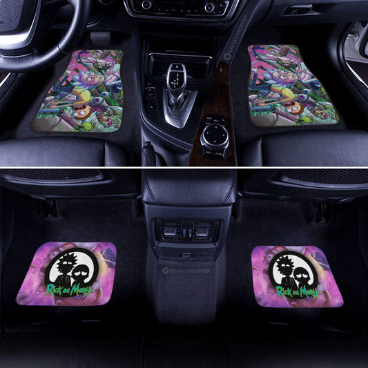 Rick and Morty Car Floor Mats Custom Car Interior Accessories - Gearcarcover - 2