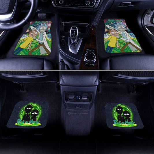 Rick and Morty Car Floor Mats Custom Car Interior Accessories - Gearcarcover - 2