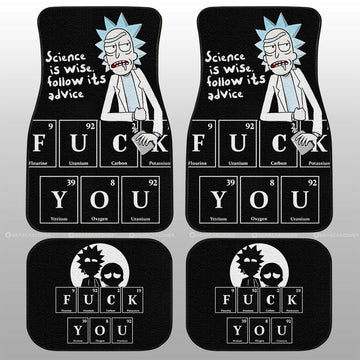 Rick and Morty Car Floor Mats Custom Car Interior Accessories - Gearcarcover - 1