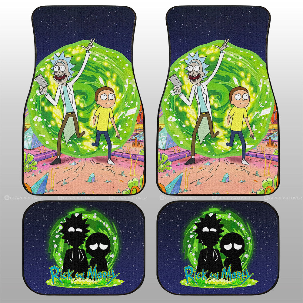 Rick and Morty Car Floor Mats Custom Car Interior Accessories - Gearcarcover - 1