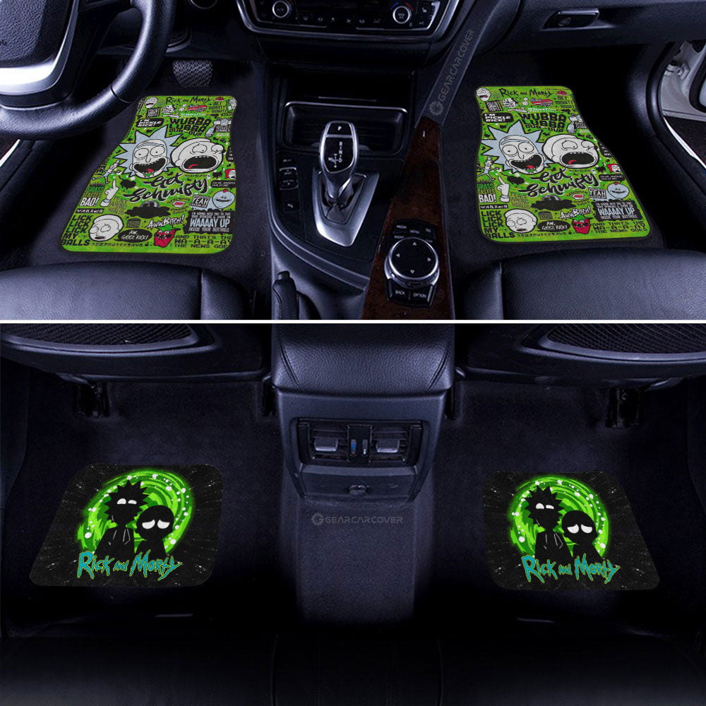 Rick and Morty Car Floor Mats Custom Car Interior Accessories - Gearcarcover - 2