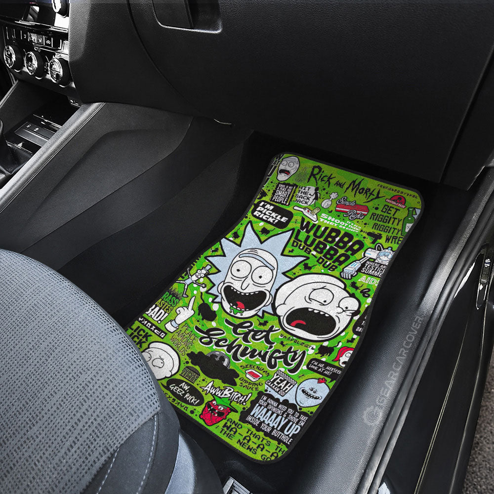 Rick and Morty Car Floor Mats Custom Car Interior Accessories - Gearcarcover - 3