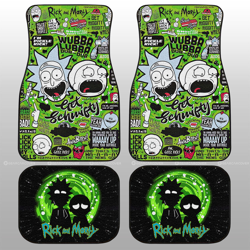 Rick and Morty Car Floor Mats Custom Car Interior Accessories - Gearcarcover - 1