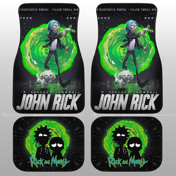 Rick and Morty Car Floor Mats Custom Car Interior Accessories - Gearcarcover - 1