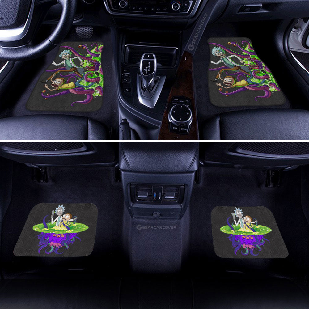 Rick and Morty Car Floor Mats Custom Car Interior Accessories - Gearcarcover - 2