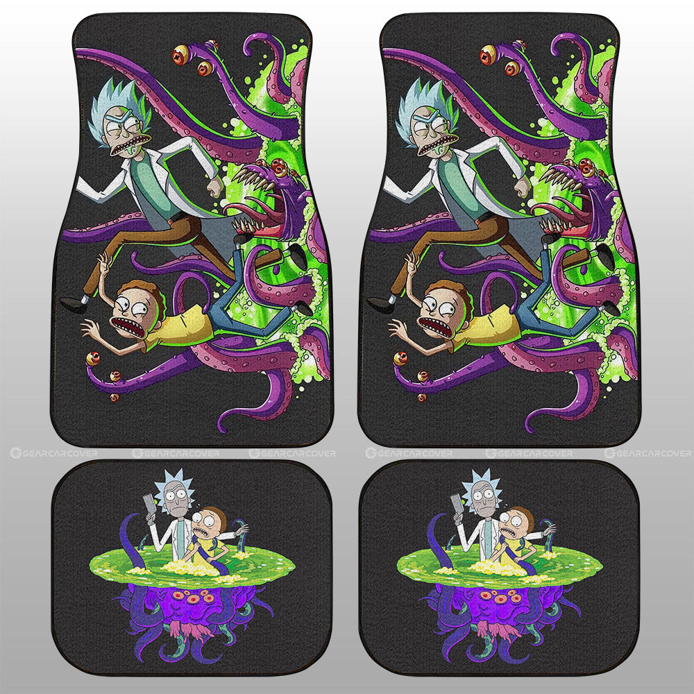 Rick and Morty Car Floor Mats Custom Car Interior Accessories - Gearcarcover - 1