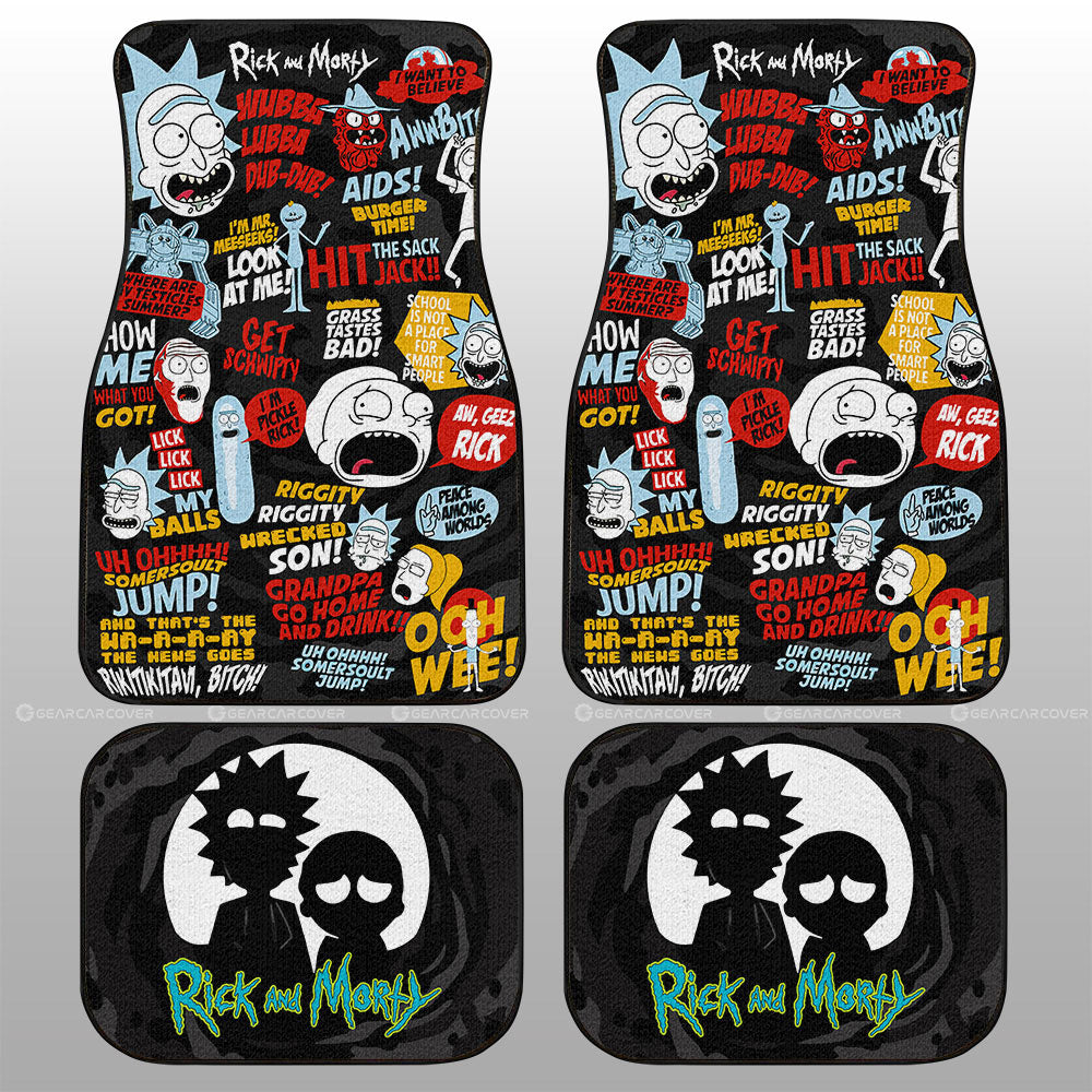 Rick and Morty Car Floor Mats Custom Car Interior Accessories - Gearcarcover - 1