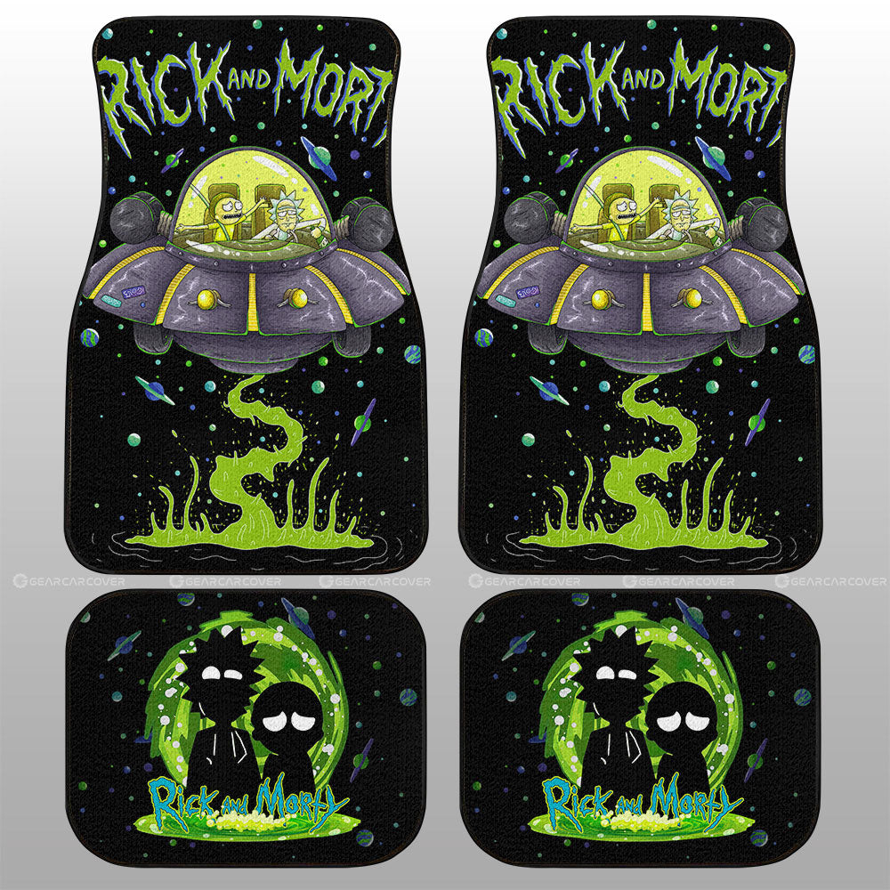 Rick and Morty Car Floor Mats Custom Car Interior Accessories - Gearcarcover - 1