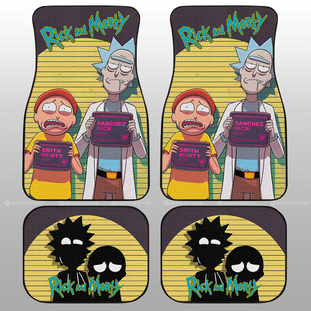 Rick and Morty Car Floor Mats Custom Car Interior Accessories - Gearcarcover - 1