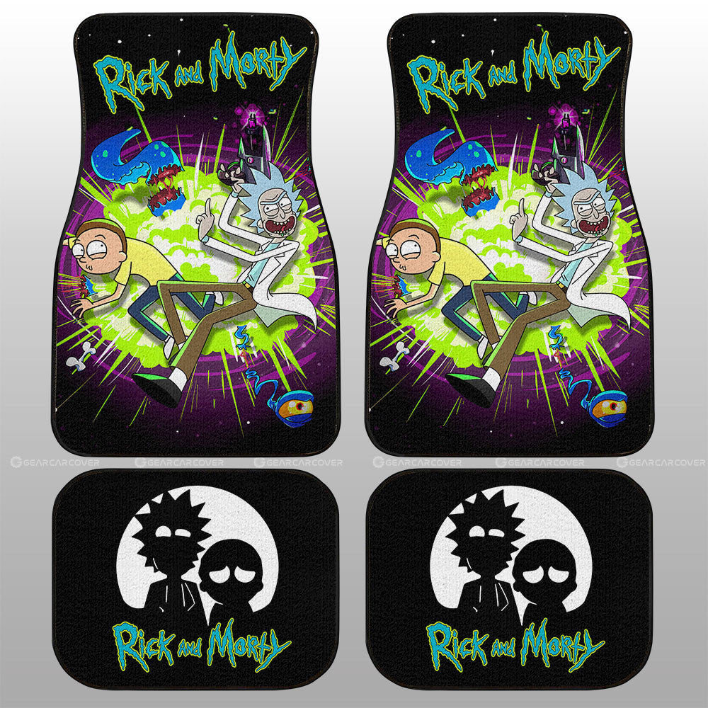 Rick and Morty Car Floor Mats Custom Car Interior Accessories - Gearcarcover - 1