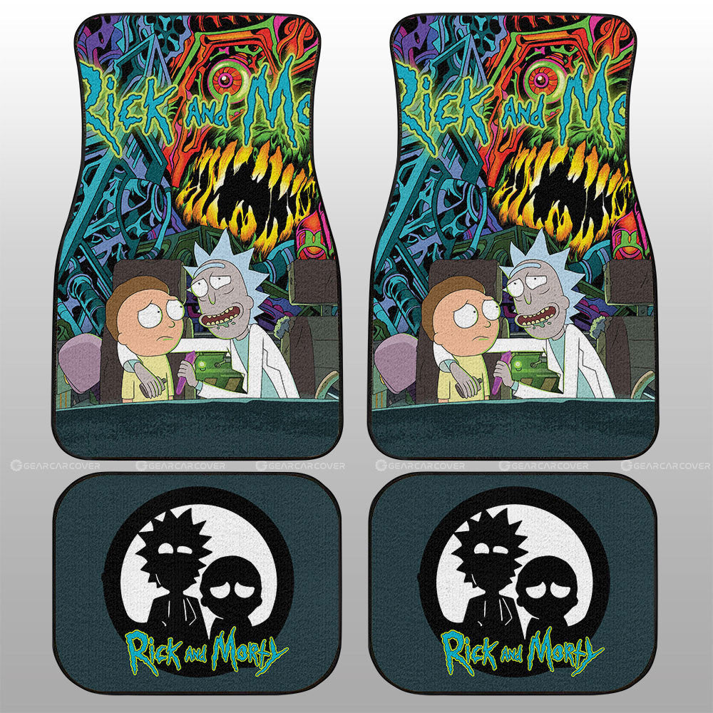Rick and Morty Car Floor Mats Custom Car Interior Accessories - Gearcarcover - 1