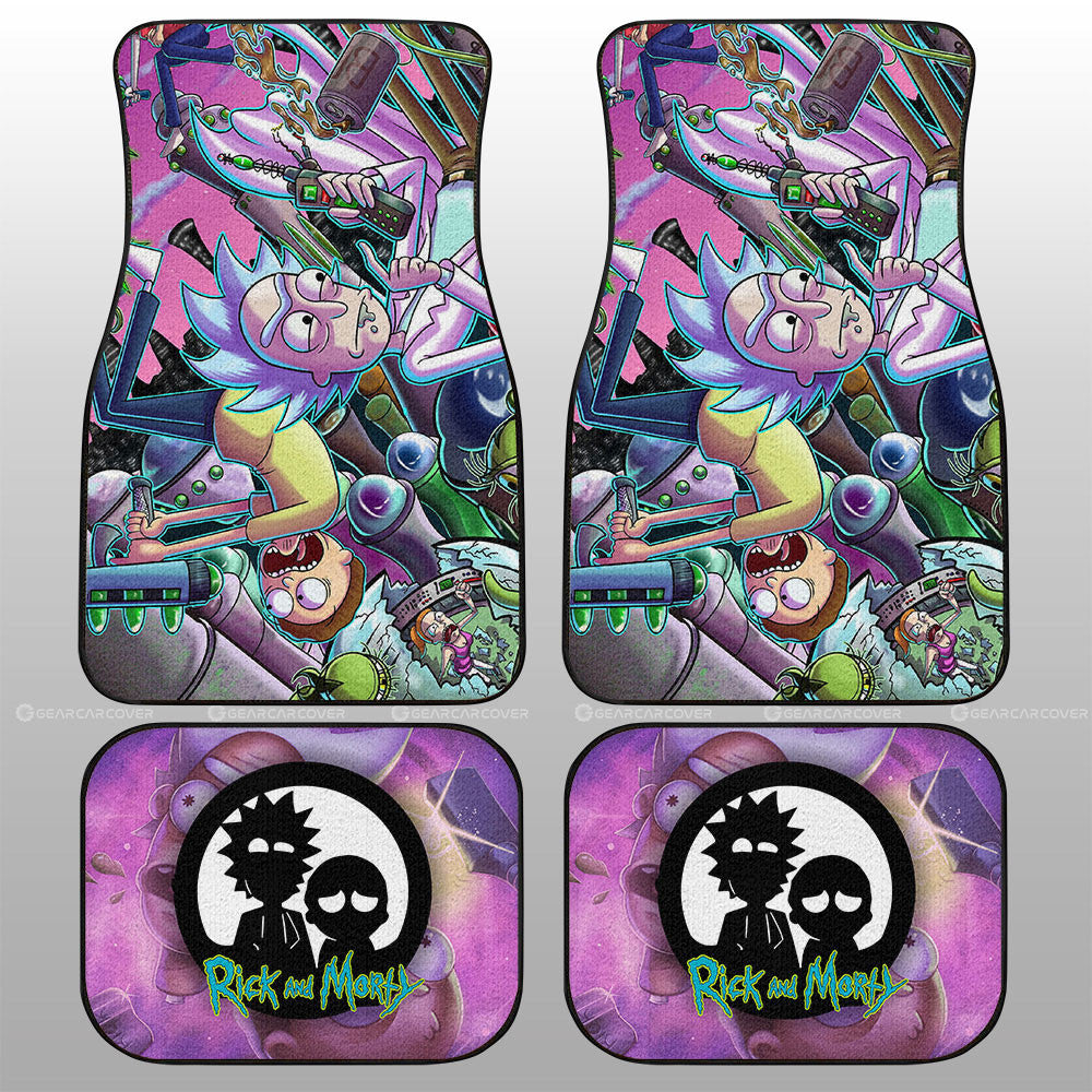 Rick and Morty Car Floor Mats Custom Car Interior Accessories - Gearcarcover - 1