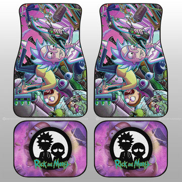 Rick and Morty Car Floor Mats Custom Car Interior Accessories - Gearcarcover - 1