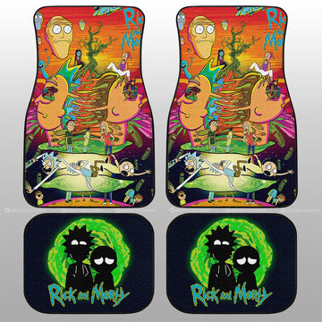 Rick and Morty Car Floor Mats Custom Car Interior Accessories - Gearcarcover - 1