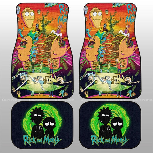 Rick and Morty Car Floor Mats Custom Car Interior Accessories - Gearcarcover - 1