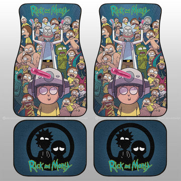 Rick and Morty Car Floor Mats Custom Car Interior Accessories - Gearcarcover - 1