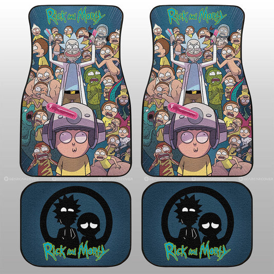Rick and Morty Car Floor Mats Custom Car Interior Accessories - Gearcarcover - 1