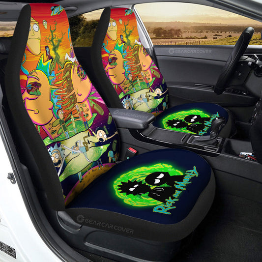 Rick and Morty Car Seat Covers Custom Car Interior Accessories - Gearcarcover - 2