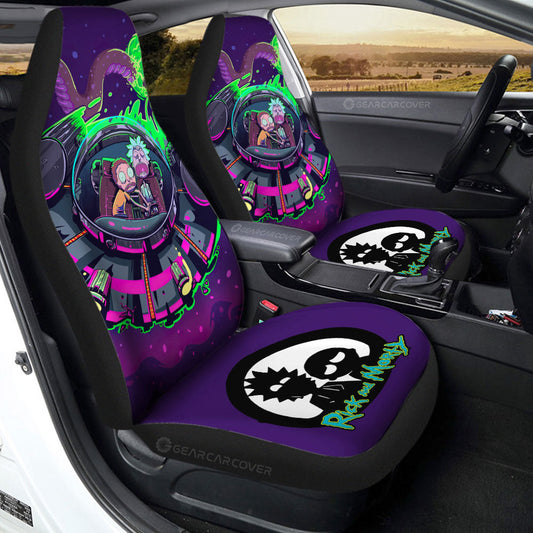 Rick and Morty Car Seat Covers Custom Car Interior Accessories - Gearcarcover - 2