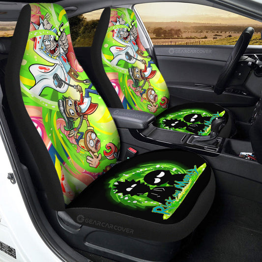 Rick and Morty Car Seat Covers Custom Car Interior Accessories - Gearcarcover - 2
