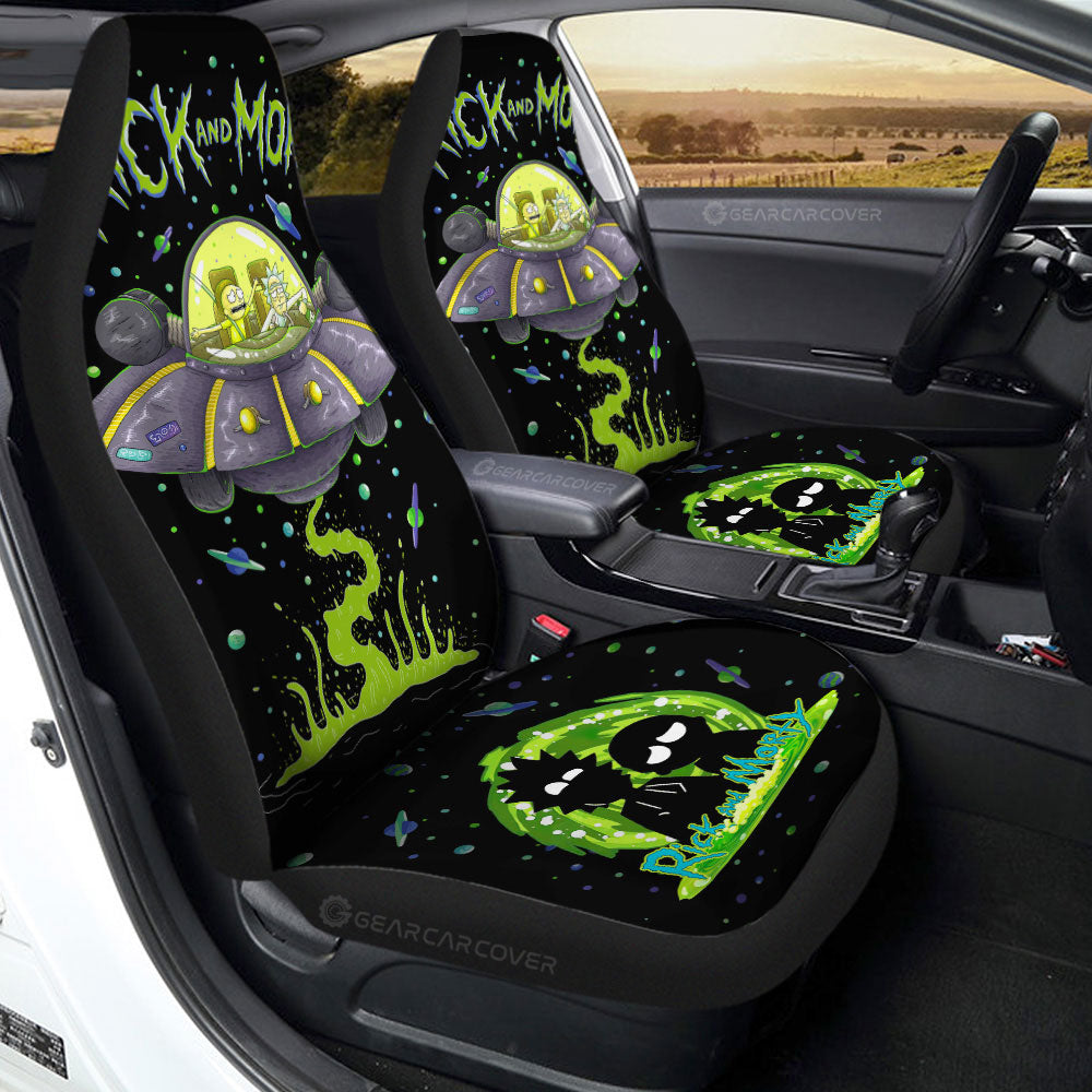 Rick and Morty Car Seat Covers Custom Car Interior Accessories - Gearcarcover - 2