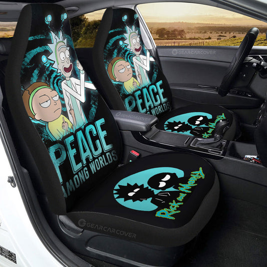 Rick and Morty Car Seat Covers Custom Car Interior Accessories - Gearcarcover - 2