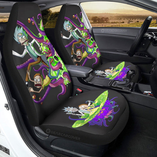 Rick and Morty Car Seat Covers Custom Car Interior Accessories - Gearcarcover - 2