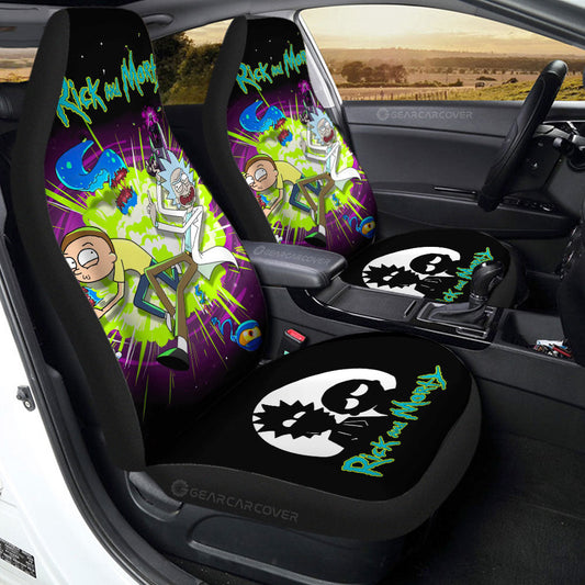 Rick and Morty Car Seat Covers Custom Car Interior Accessories - Gearcarcover - 2