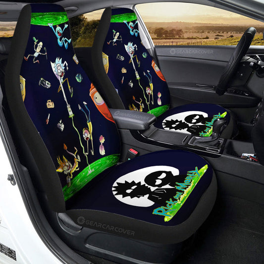 Rick and Morty Car Seat Covers Custom Car Interior Accessories - Gearcarcover - 2