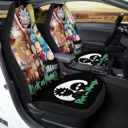 Rick and Morty Car Seat Covers Custom Car Interior Accessories - Gearcarcover - 2