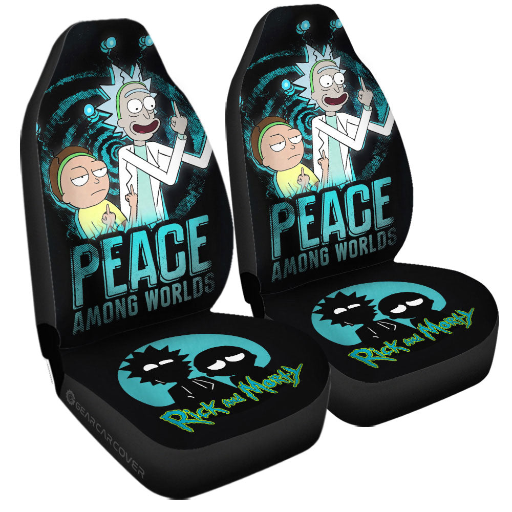 Rick and Morty Car Seat Covers Custom Car Interior Accessories - Gearcarcover - 3