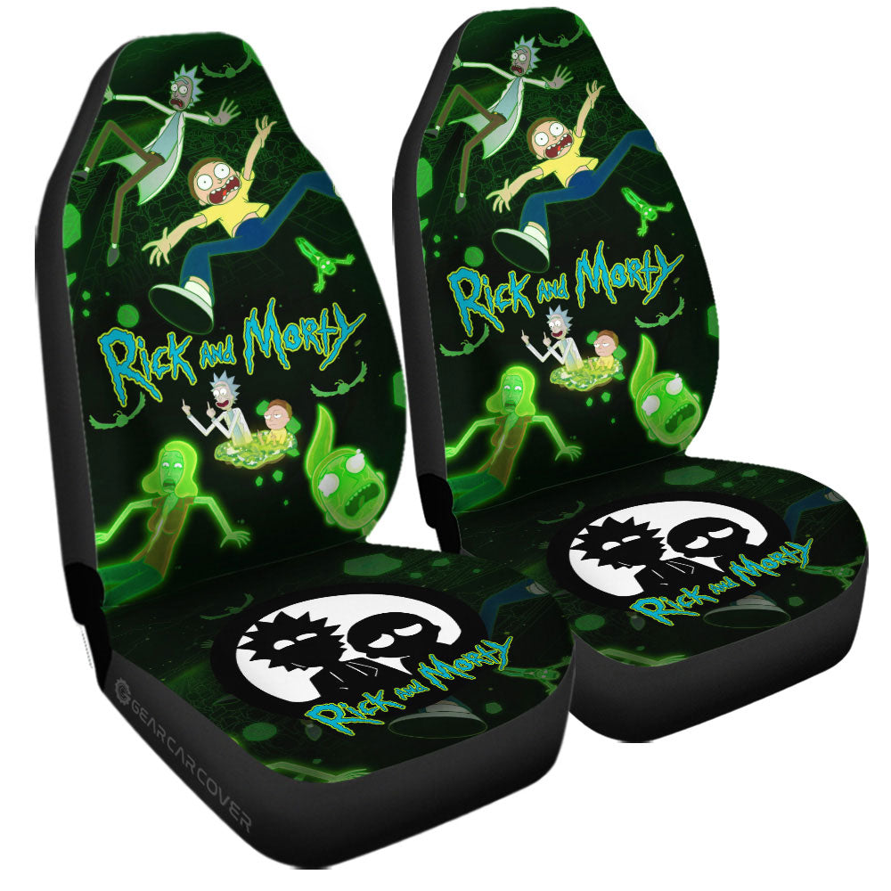 Rick and Morty Car Seat Covers Custom Car Interior Accessories - Gearcarcover - 3